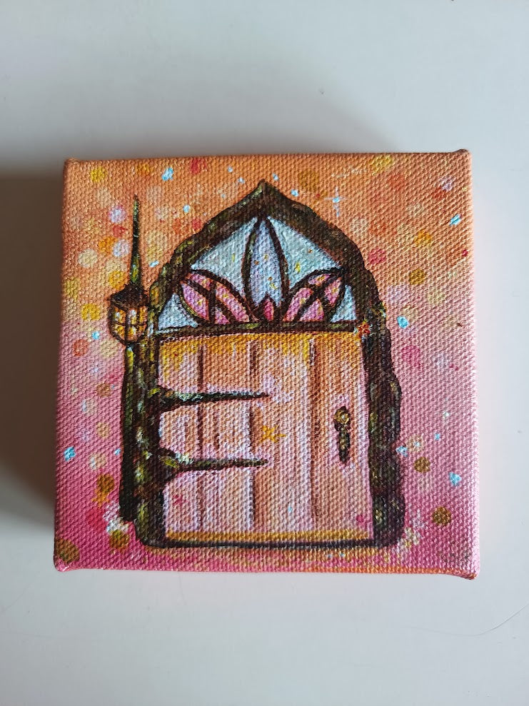Mini Acrylic Painting- Fairy Inspired