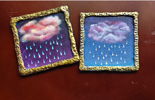 Relic Painting- Mini Acrylic- Cloud