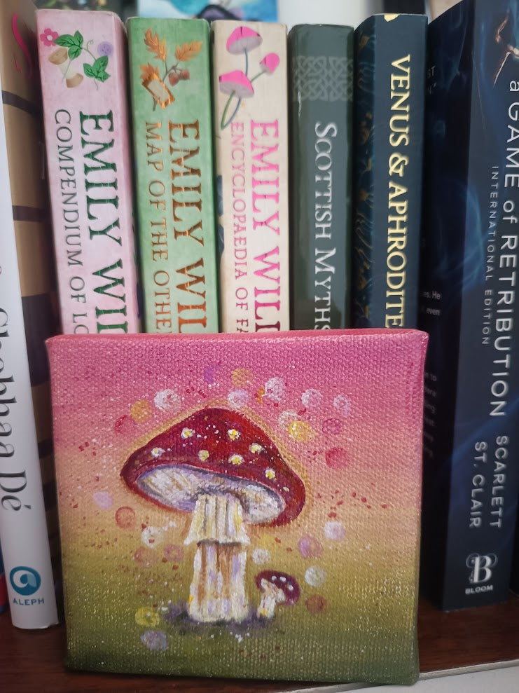 Mini Acrylic Painting- Fairy Inspired