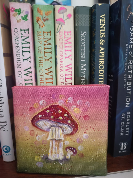 Mini Acrylic Painting- Fairy Inspired