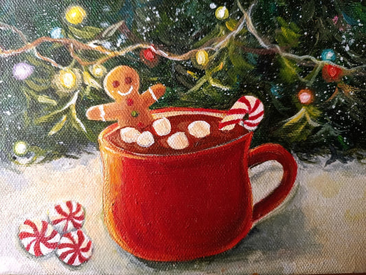 Acrylic Paintings - Winter Wonderland