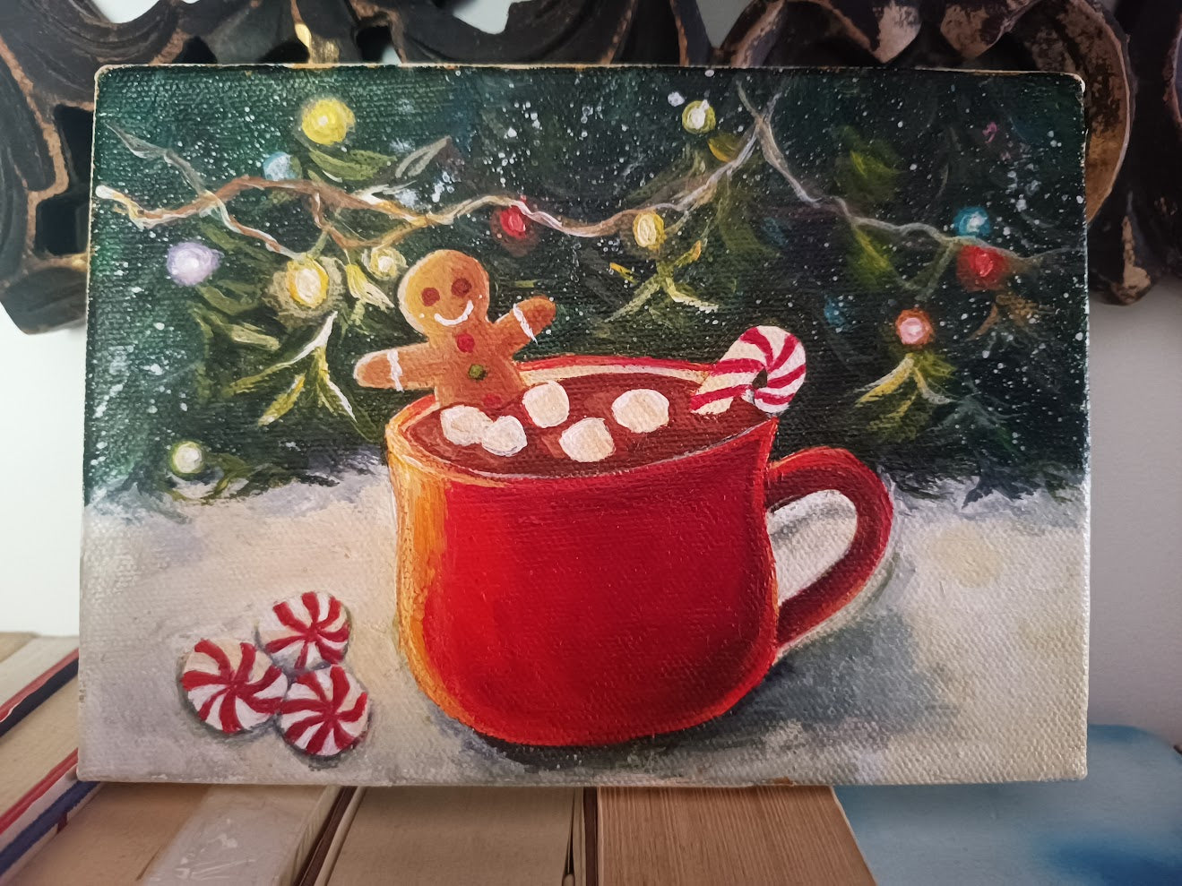 Acrylic Paintings - Winter Wonderland