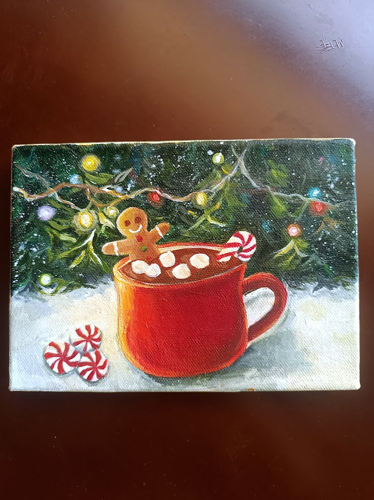 Acrylic Paintings - Winter Wonderland