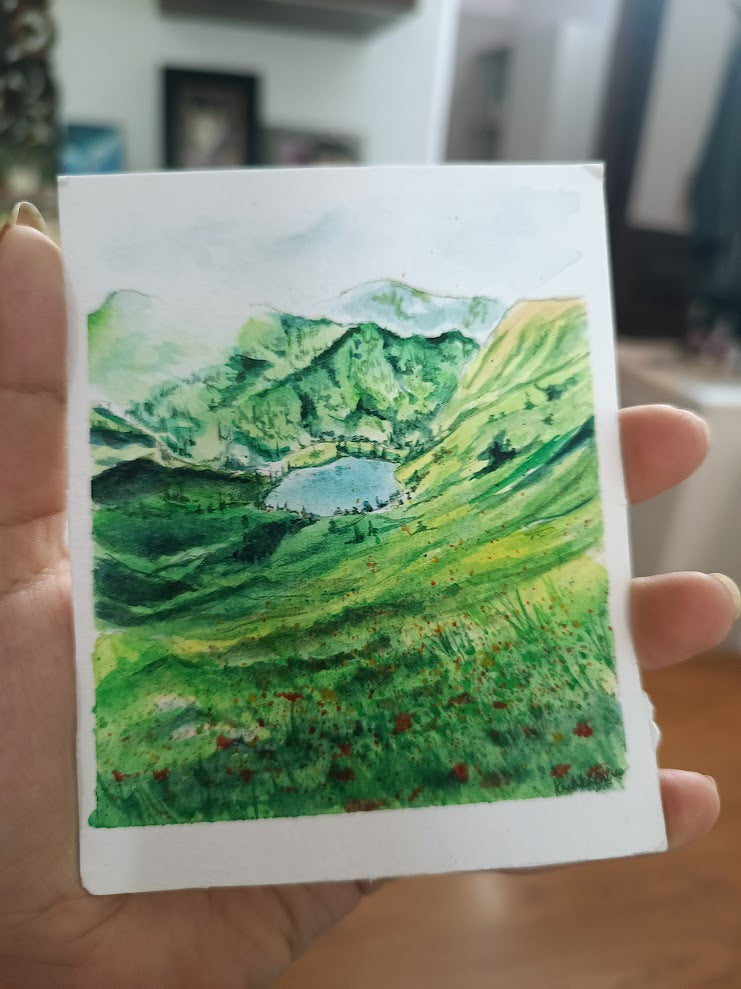 Watercolour Miniature Paintings- Landscapes